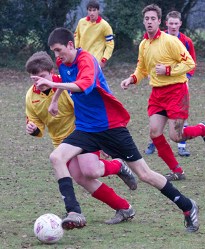 Josh Pennicard makes one of his quick runs.