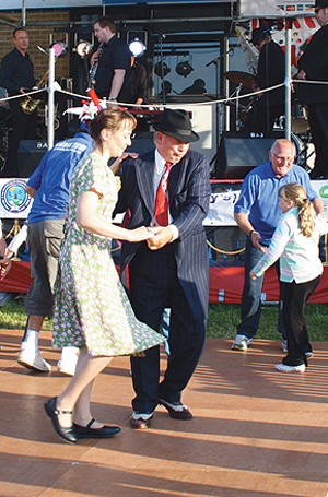 Swing jive dancers at last year's DeFest.