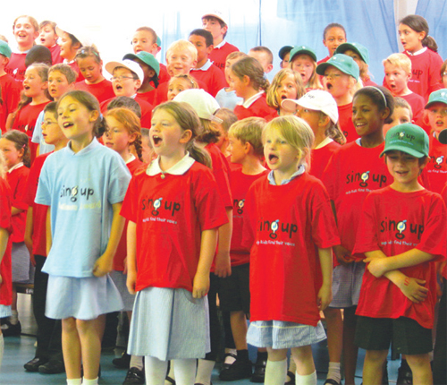 The Platinum Award-winning choir from St. Francis’ Catholic Primary School.