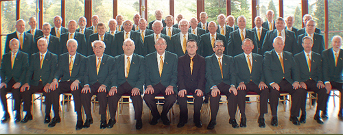 The y Gyrlais Welsh Male Voice Choir.