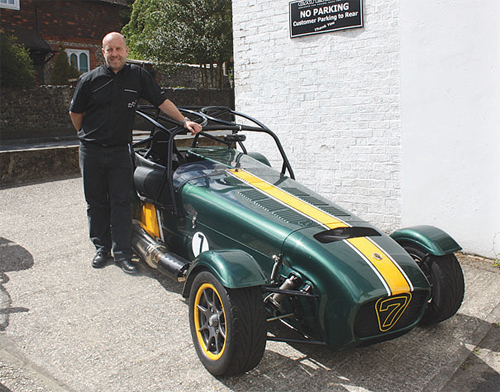 Caterham Cars Sales and Marketing Manager, Andy Noble.