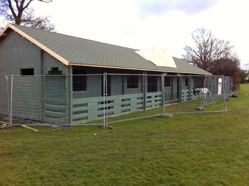 Caterham Cricket Club's pavilion before last Saturday's fire.